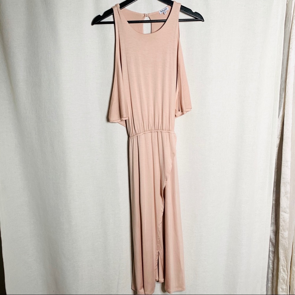 Splendid asymmetrical dress in nude pink